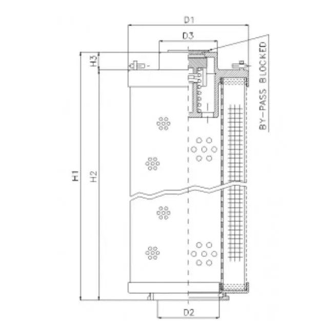 RHR950N10B/5 hydraulic filter element