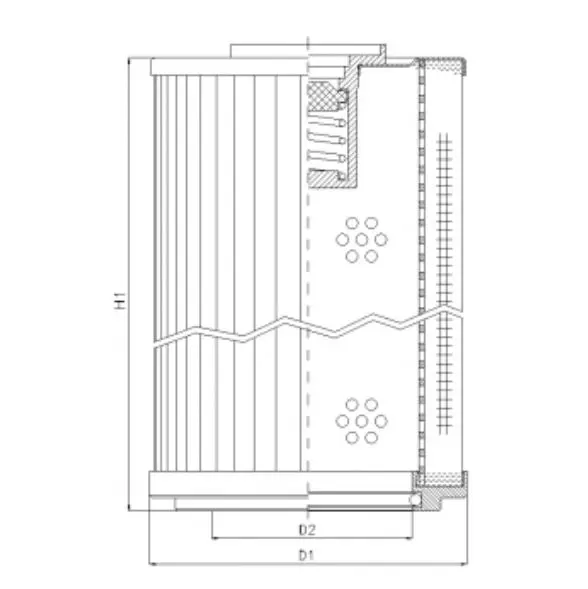 RLR1201B130B hydraulic filter element