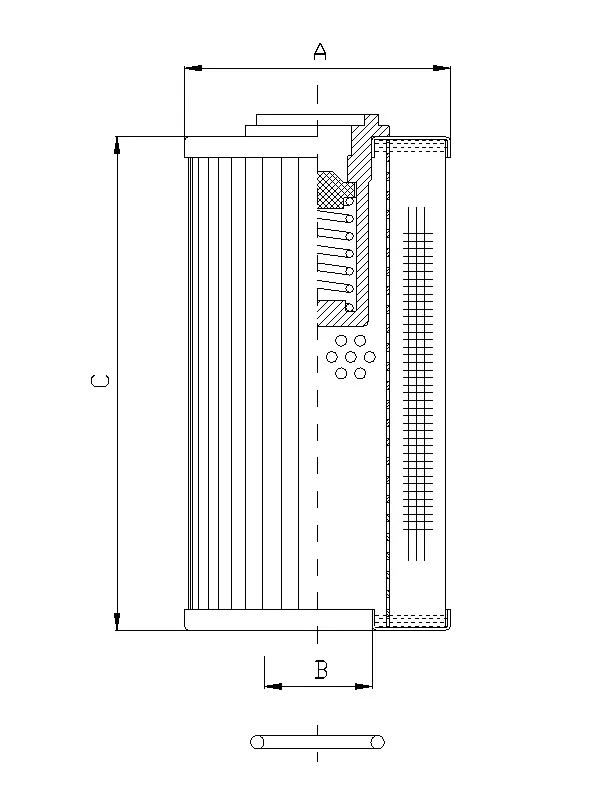 RLR330B130B hydraulic filter element