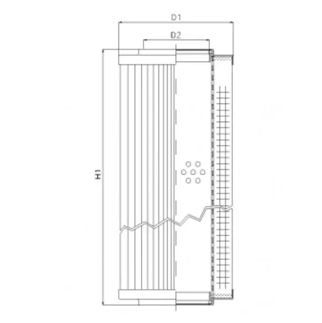 RVR10018B60B hydraulic filter element