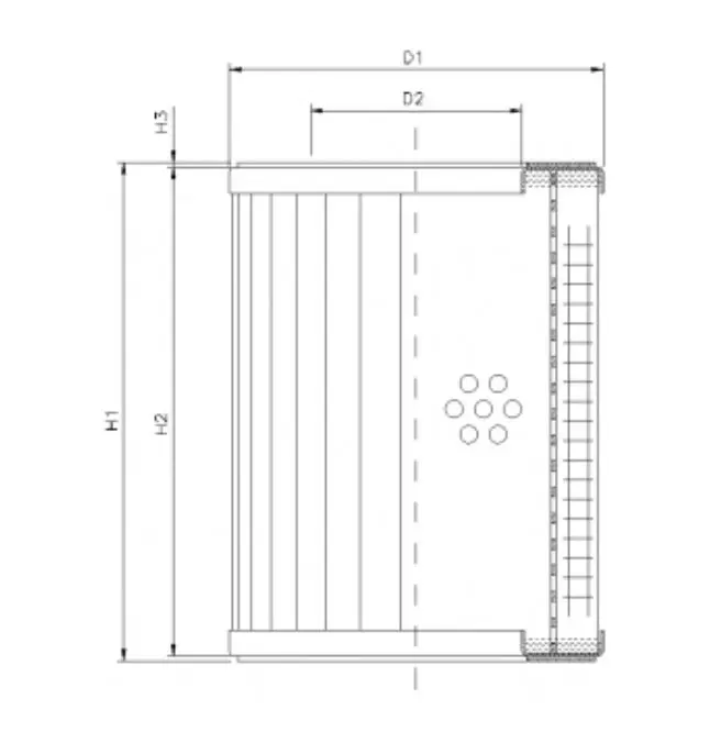 RVR11400A05B hydraulic filter element