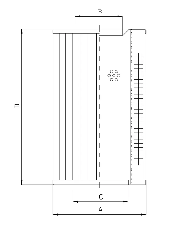 RVR1225E20B hydraulic filter element