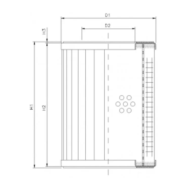 RVR11800K10B hydraulic filter element