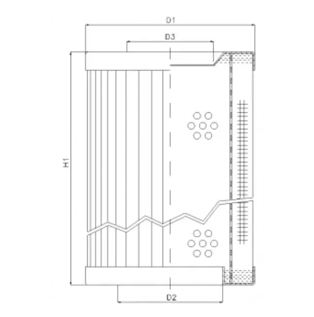 RVR110E03B hydraulic filter element