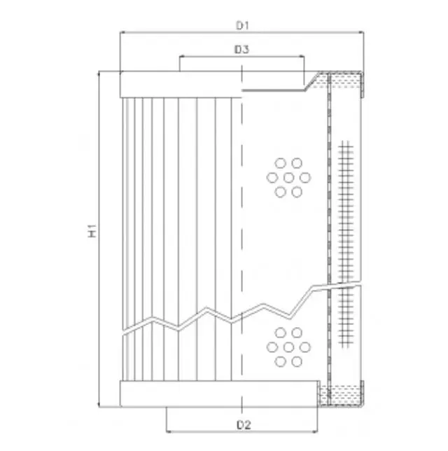 RVR110E10B hydraulic filter element