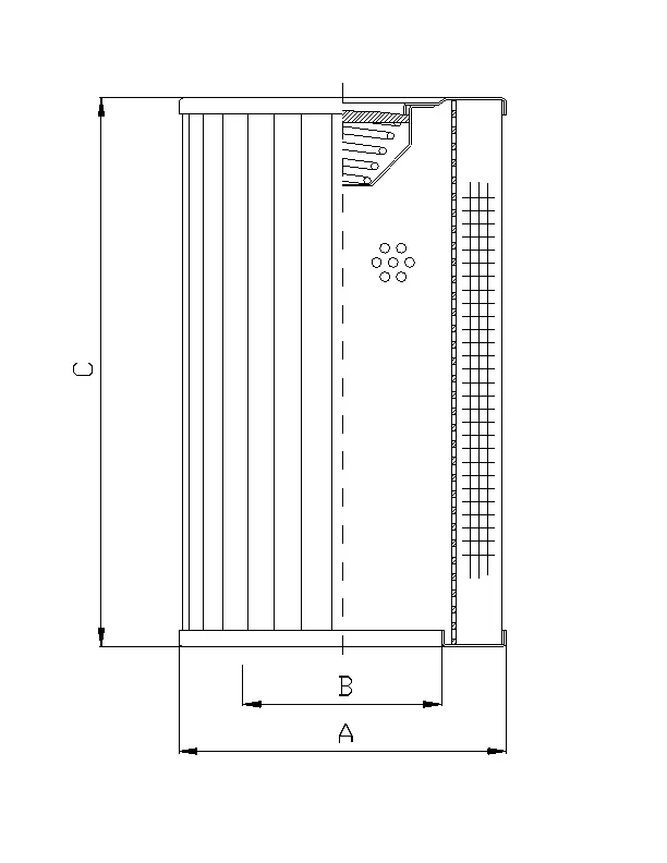 RVR500B10B hydraulic filter element