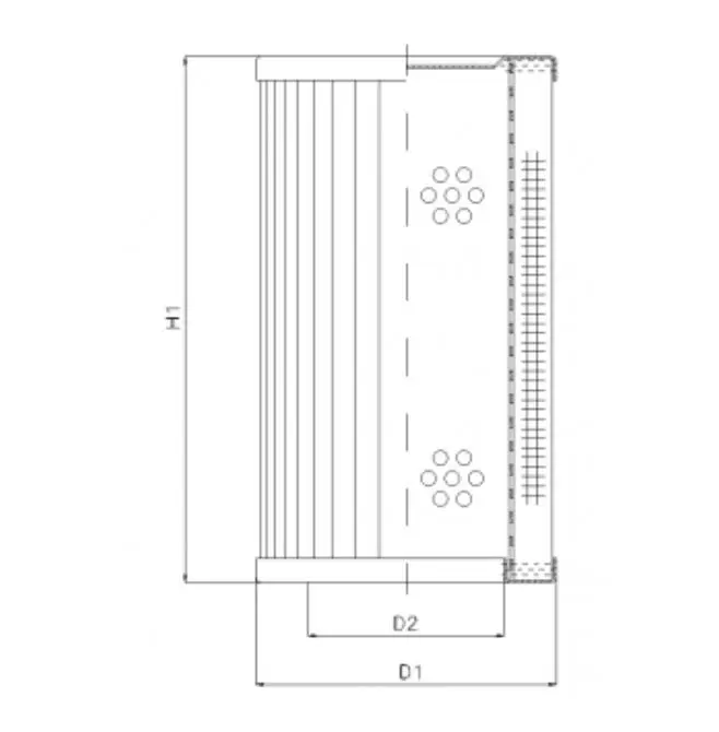 RVR500K05B hydraulic filter element