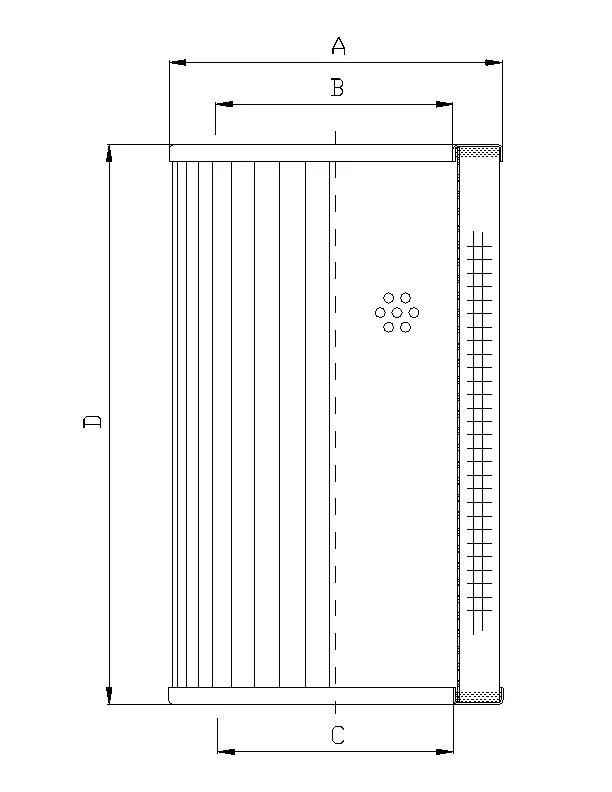 DMD760L10B hydraulic filter element
