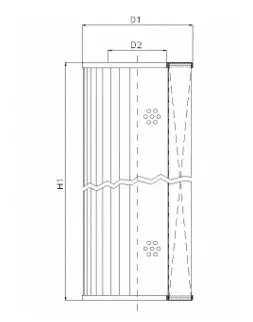 S120T250 hydraulic filter element