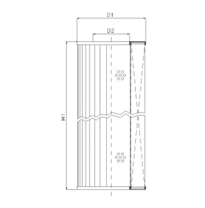 S164G25 hydraulic filter element