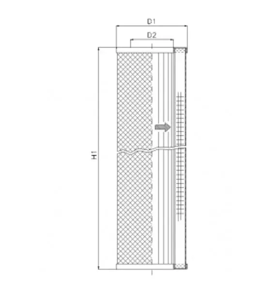 S210T25 hydraulic filter element