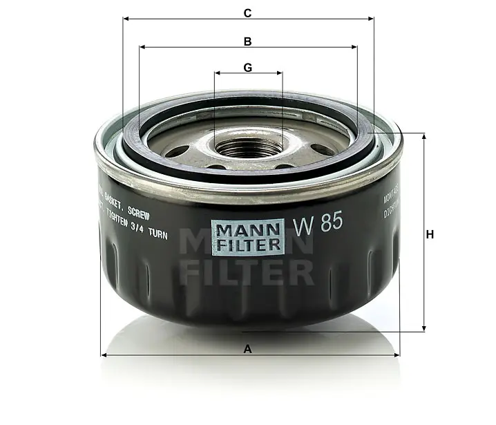 Produktfoto 1 von W 85 replaced by ZP553C