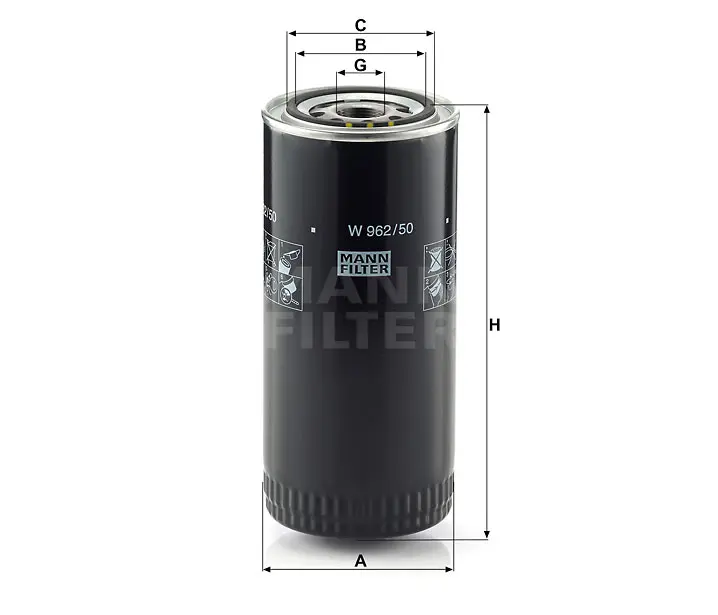 Produktfoto 1 von W 962/50 replaced by W 9071