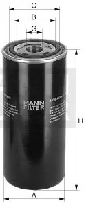 WD 9001 oil filter