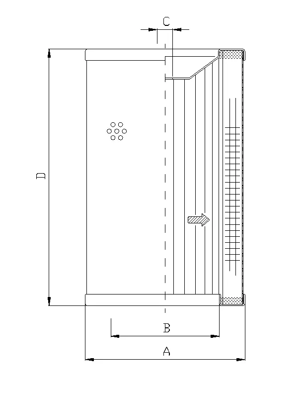 WG437 Hydraulic filter element