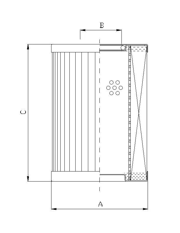 DMD034D10B hydraulic filter element