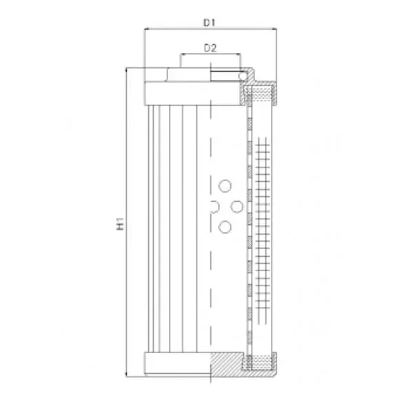 WG312 hydraulic filter element