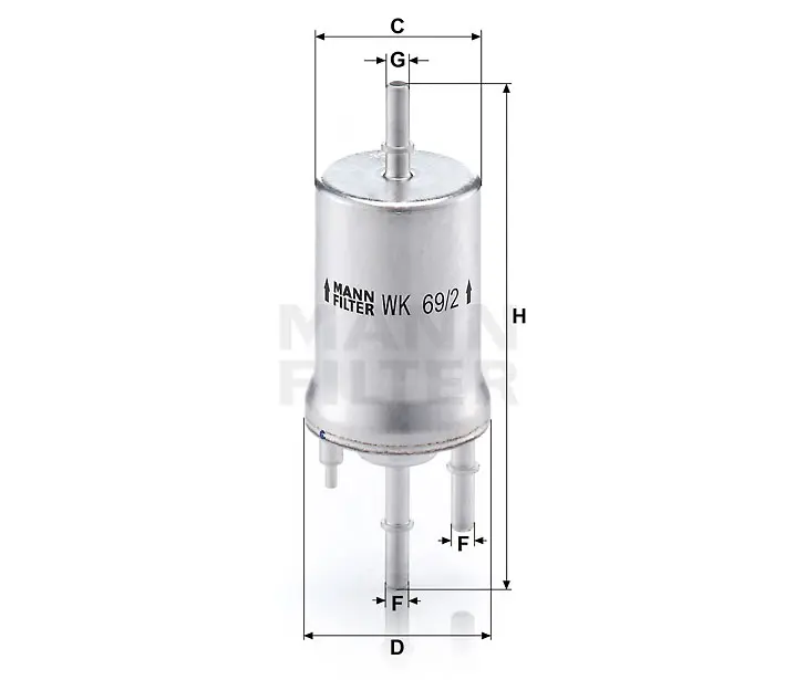 WK 69/2 fuel filter