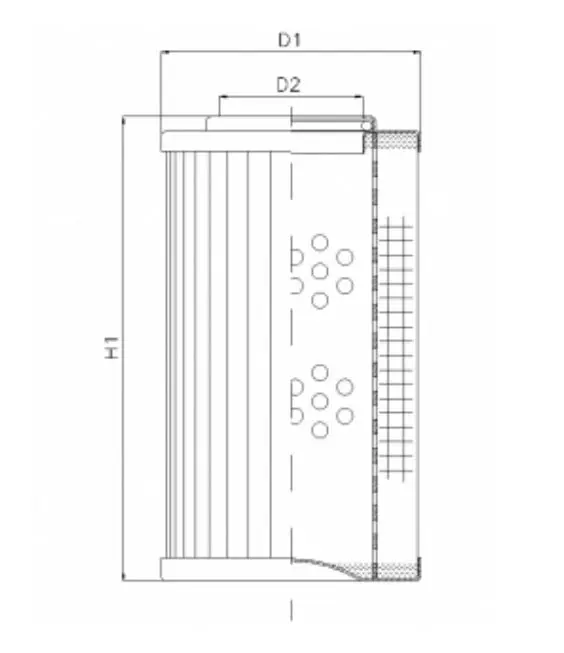 WP395 hydraulic filter element