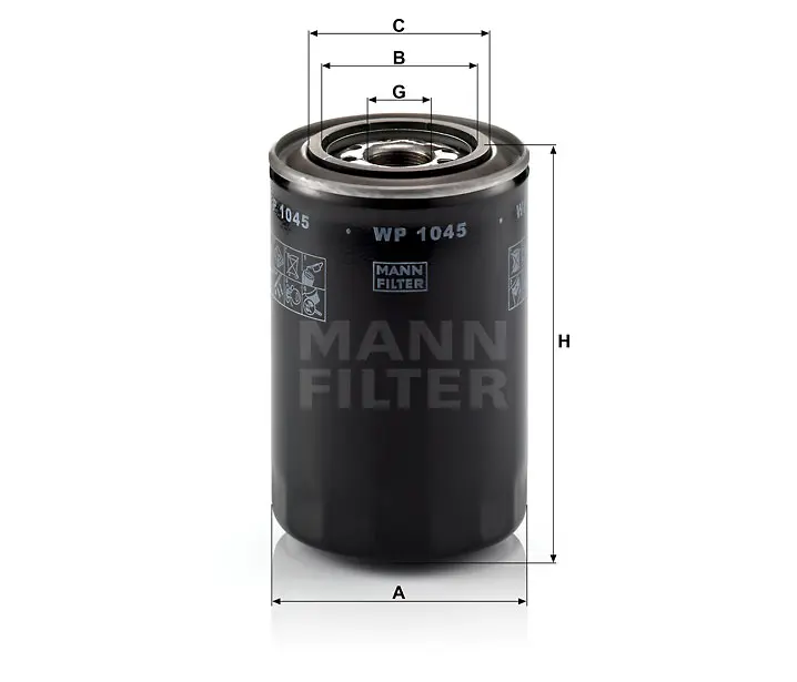 Produktfoto 1 von WP 1045 replaced by W 9069