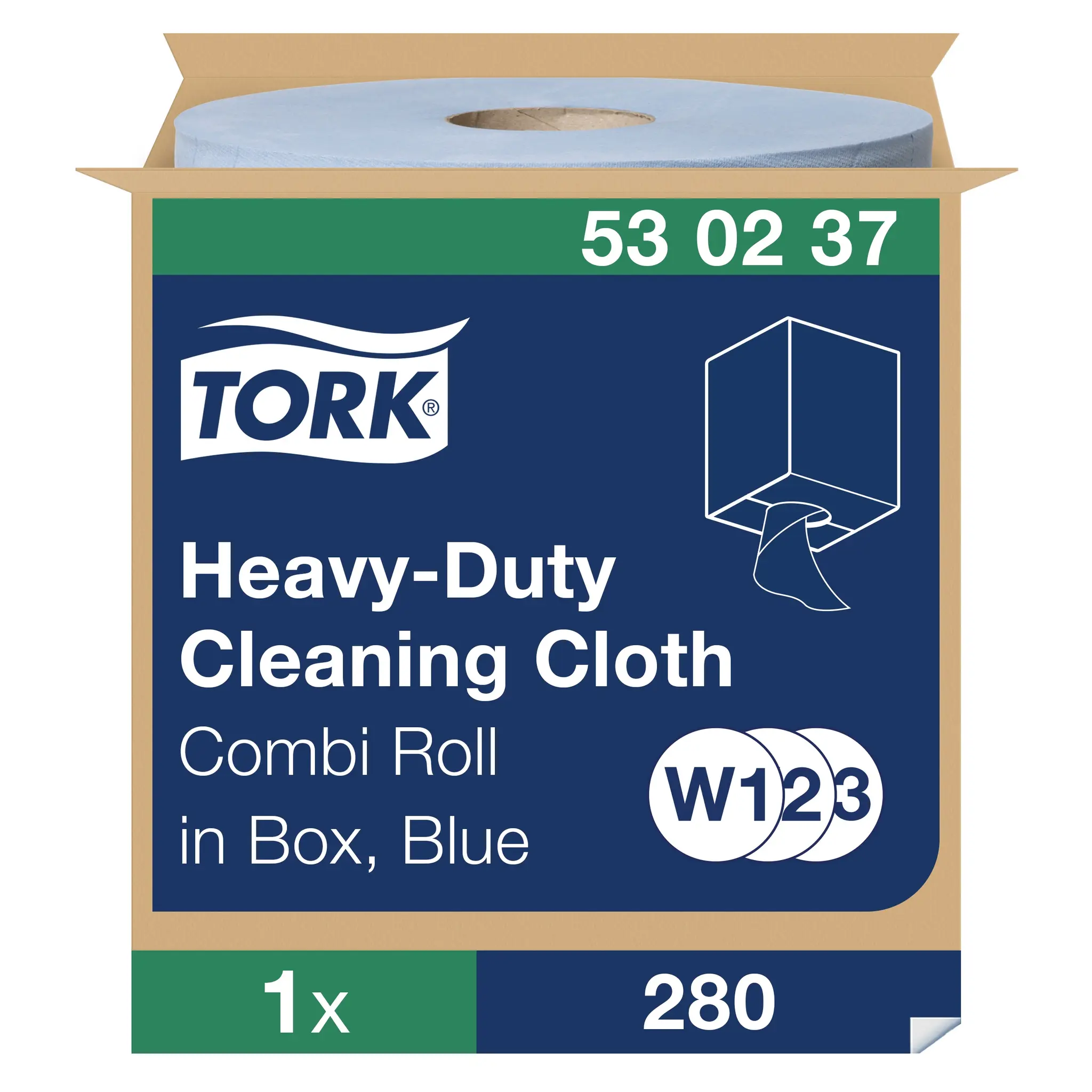 Tork Extra Strong Cleaning Wipes blue W1/2/3