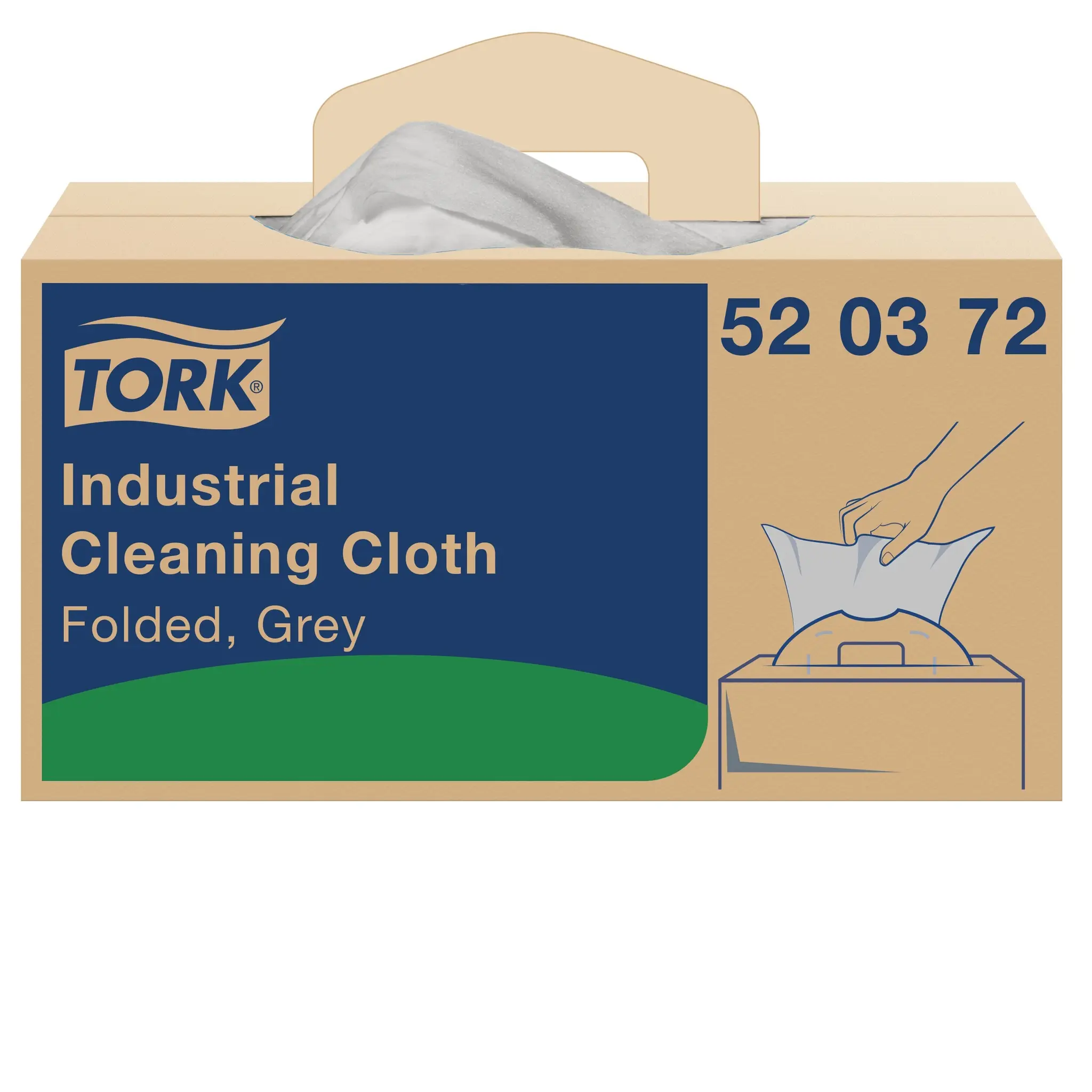 Produktfoto 1 von Tork Industry Cleaning wipes gray W7