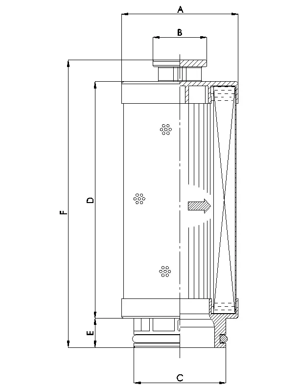 U123G10V/ESD hydraulic filter element