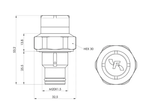 Produktfoto 1 von VY2 differential pressure switch 2,7 bar