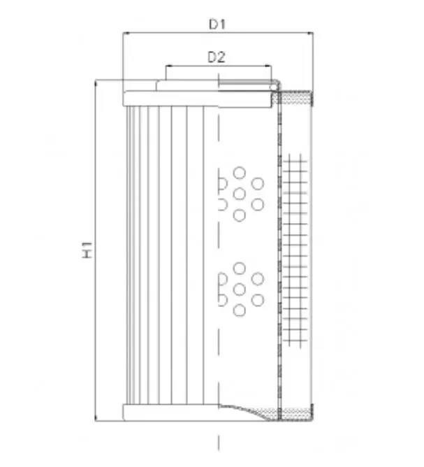 XD250G15 hydraulic filter element