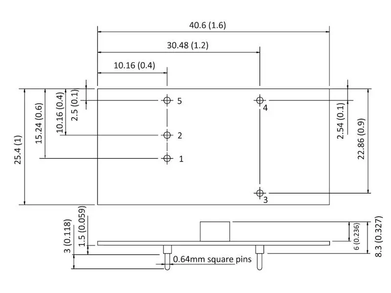 Produktfoto 1 von Mean Well DC/DC Wandler Serie NSD05 5 W ±5 V 1000 mA open frame