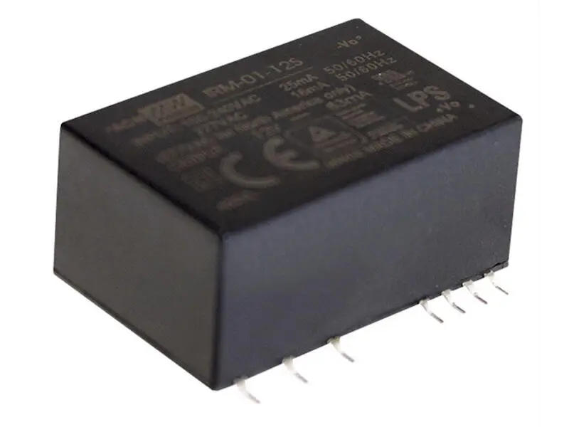 Produktfoto 1 von Mean Well Schaltnetzteil Serie IRM-01 1 W 3,3 V 0,3 A Modul, geschlossen SMD