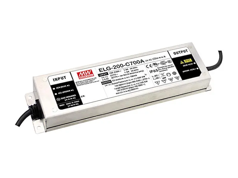 Produktfoto 1 von Mean Well Schaltnetzteil ELG-200-C 201,6 W 48 - 96 V 2100 mA geschlossen für LED- und Beleuchtungsanwendungen dimmbar