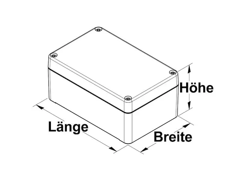Produktfoto 1 von BOPLA Gehäuse Euromas-Aluminium 230 x 100 x 111 mm silbergrau