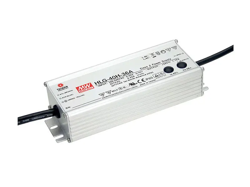 Produktfoto 1 von Mean Well Schaltnetzteil HLG-40H 40 W 42 V 0,96 A geschlossen für LED- und Beleuchtungsanwendungen