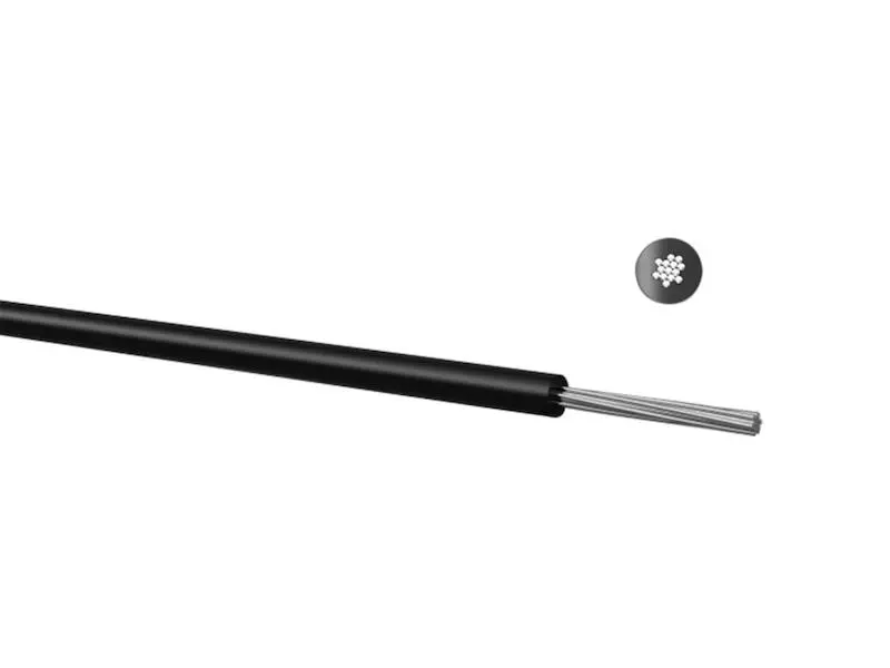 Produktfoto 1 von Kabeltronik Kupferlitze LiYv verzinnt 0,75 mm² 100 m Spule schwarz