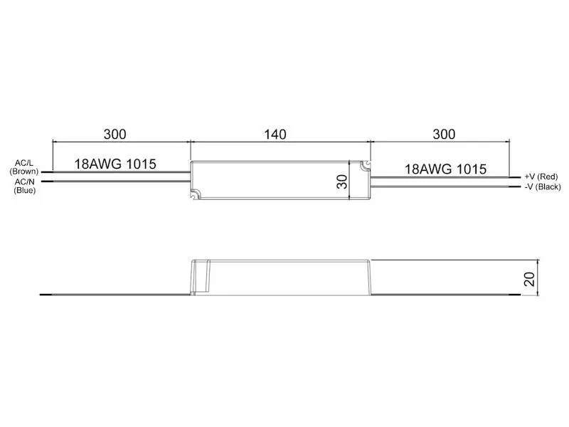 Produktfoto 1 von Mean Well Schaltnetzteil Serie LPH 18 W 12 V 1,5 A geschlossen für LED- und Beleuchtungsanwendungen