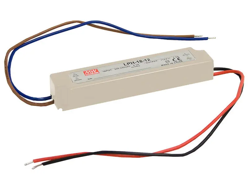 Produktfoto 1 von Mean Well Schaltnetzteil Serie LPH 18 W 36 V 0,5 V geschlossen für LED- und Beleuchtungsanwendungen