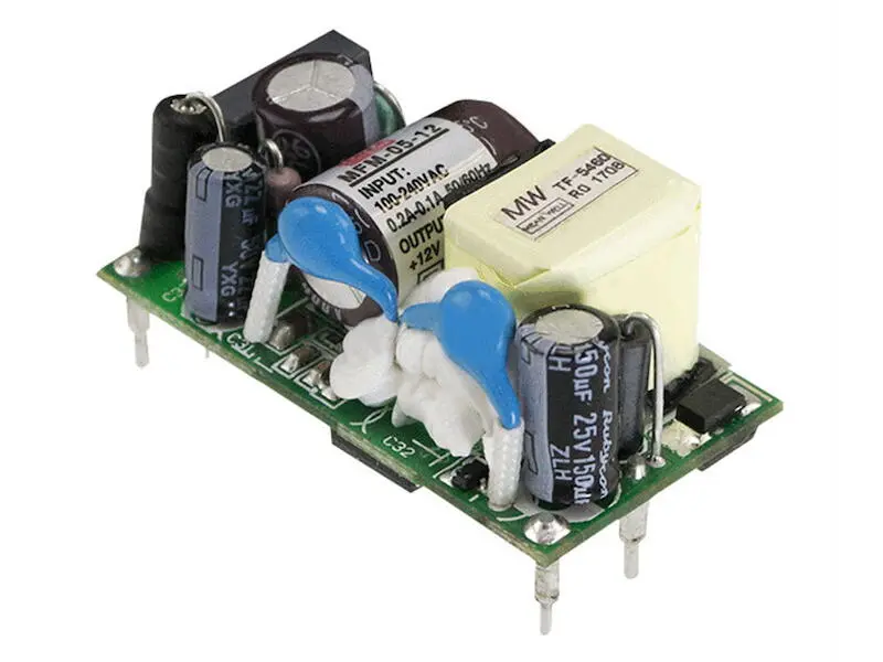 Produktfoto 1 von Mean Well Schaltnetzteil Serie MFM-05 medical  4,1 W 3,3 V 1,25 A Open Frame