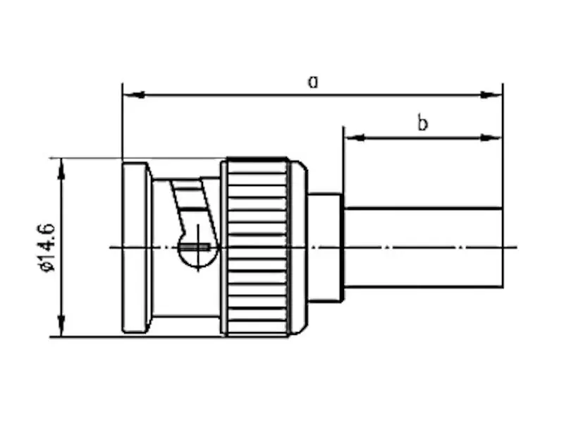 Produktfoto 1 von Telegärtner J01002A1288Z BNC-Crimpstecker 75 Ohm für RG-59B/U Professional einzeln verpackt
