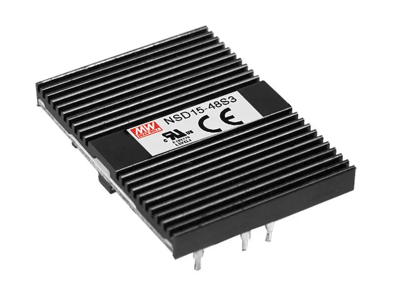 Produktfoto 1 von Mean Well DC/DC Wandler Serie NSD15 12,37 W ±3,3 V 3750 mA open frame