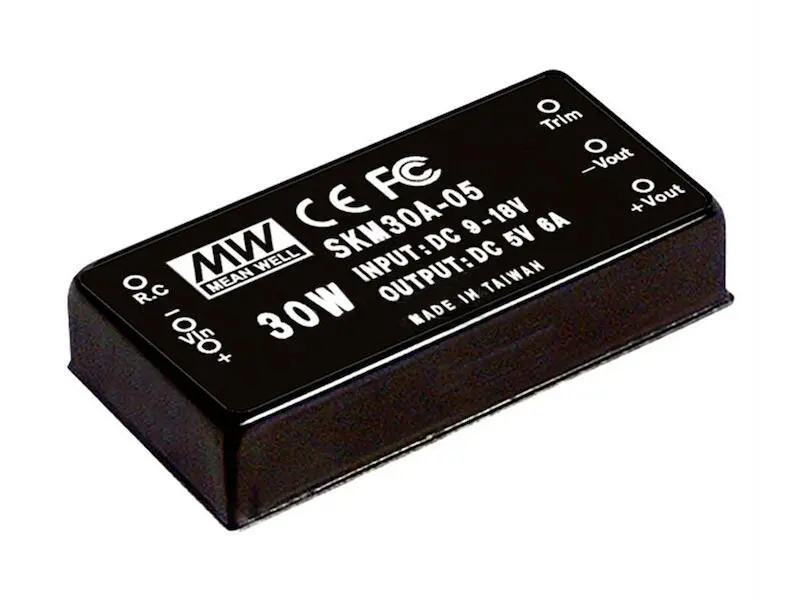 Mean Well DC/DC Wandler Serie SKM30 DIP2 12 V 2,5 A 30 W
