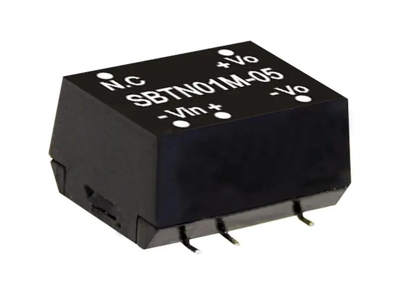 Produktfoto 1 von Mean Well DC/DC Wandler Serie SBTN01 SMD 5 V 200 mA 1 W
