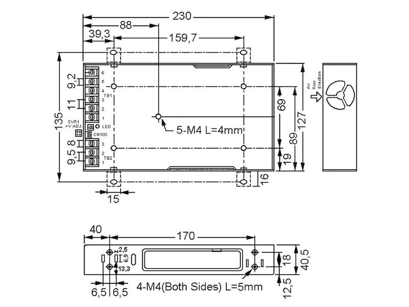 Produktfoto 1 von Mean Well Schaltnetzteil Serie RSP-500 297 W 3,3 V 90 A geschlossen