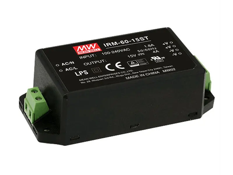 Produktfoto 1 von Mean Well Schaltnetzteil Serie IRM-60 60 W 48 V 1,25 A Modul, geschlossen