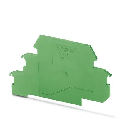 Produktfoto 1 von Deckel als Abschluss einer Klemmenreihe, Farbe: grün