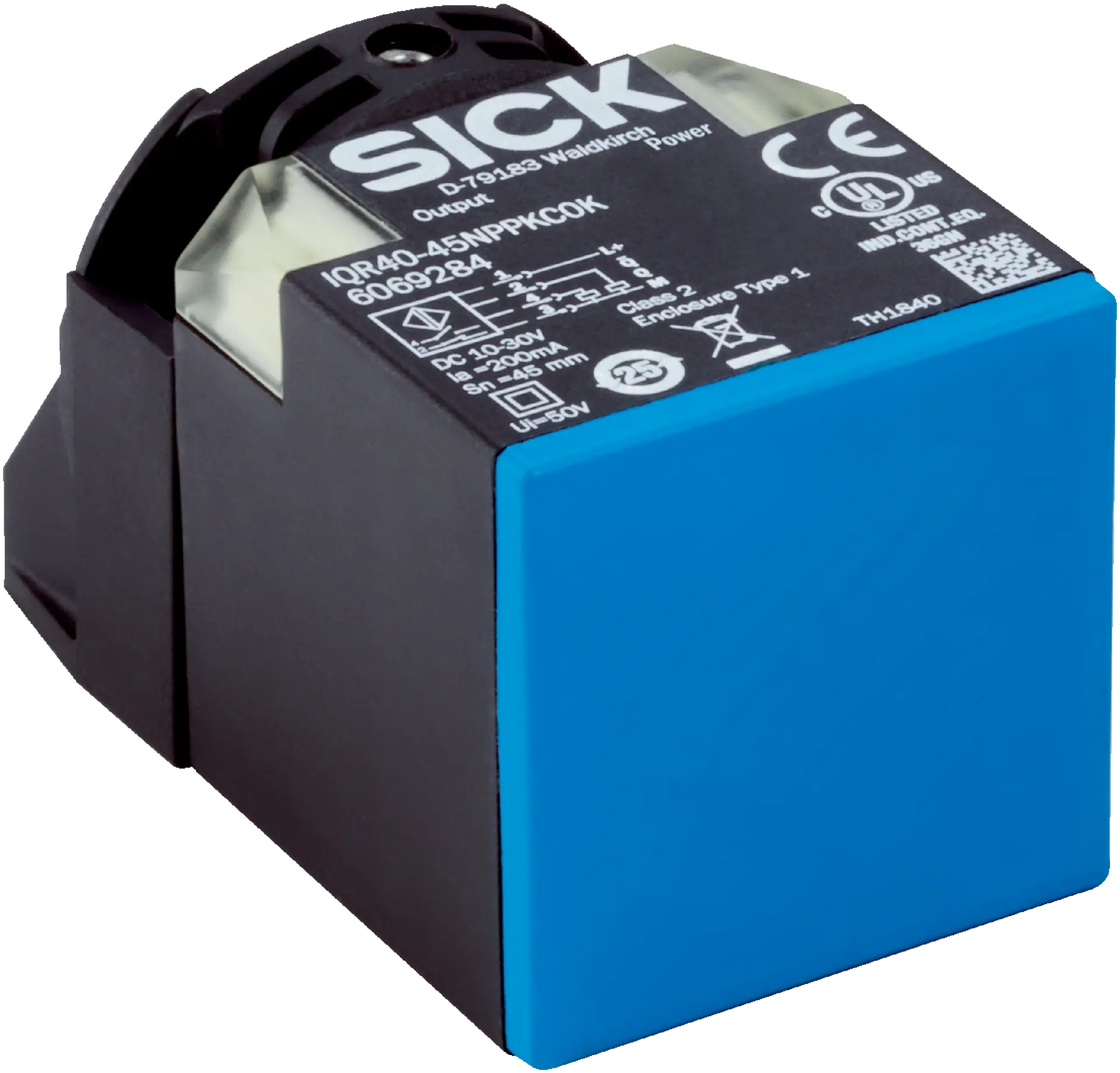 Produktfoto 1 von SICK IQR40-20BPPKC0K - Induktiver Näherungsschalter