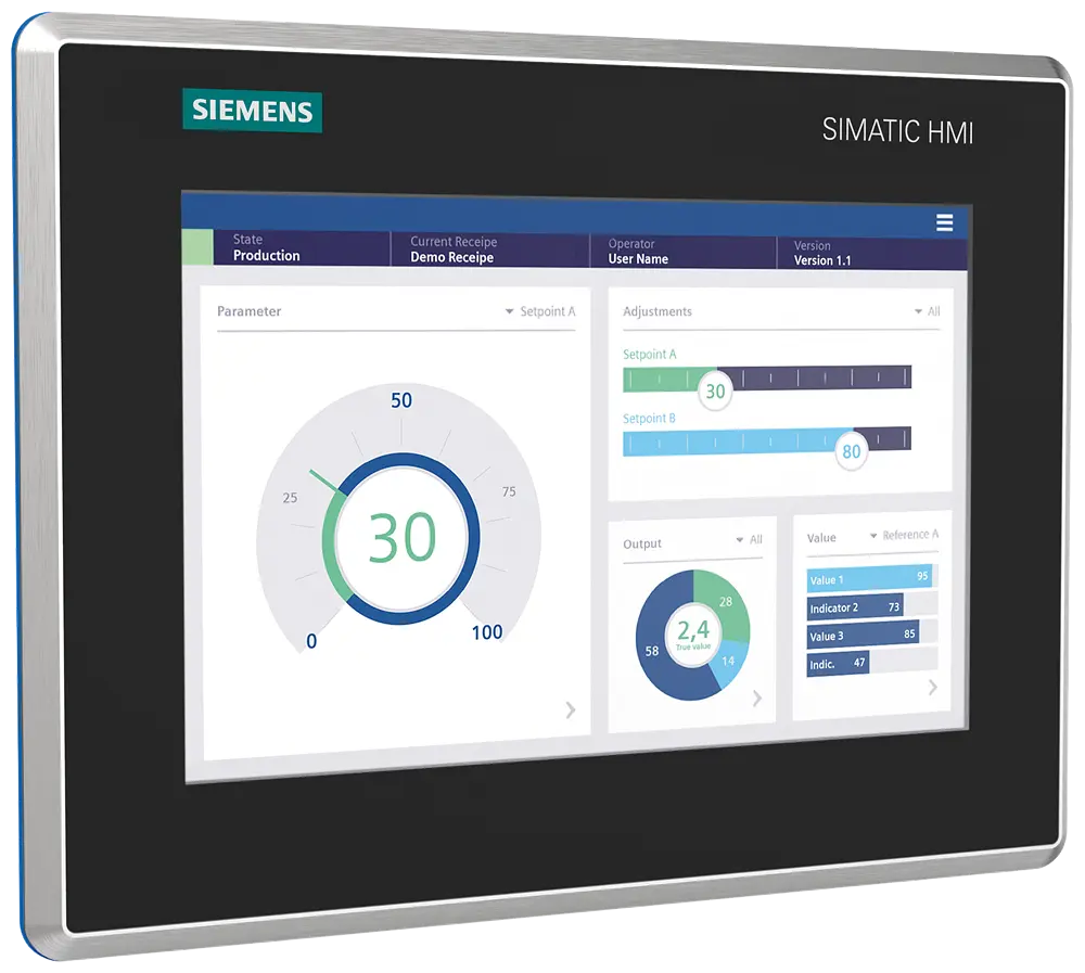 Produktfoto 1 von SIMATIC HMI MTP700 Unified Comfort Panel Hygienic