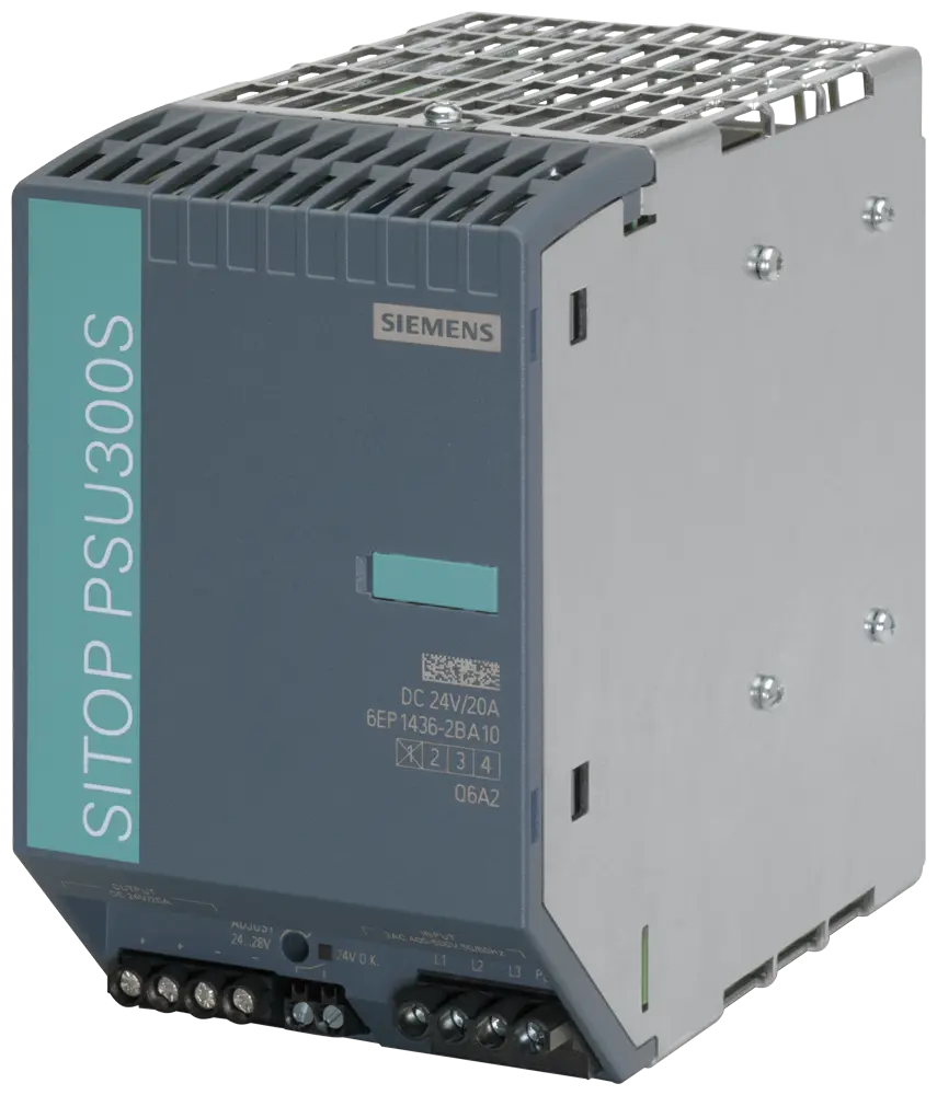 Produktfoto 1 von Siemens 6EP1436-2BA10 - SITOP PSU300S 20 A Geregelte Stromversorgung Einga