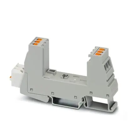 Produktfoto 1 von Basiselement für Schutzstecker der Produktreihe PLT-SEC-…-UT/PT mit Fernmeldekontakt.