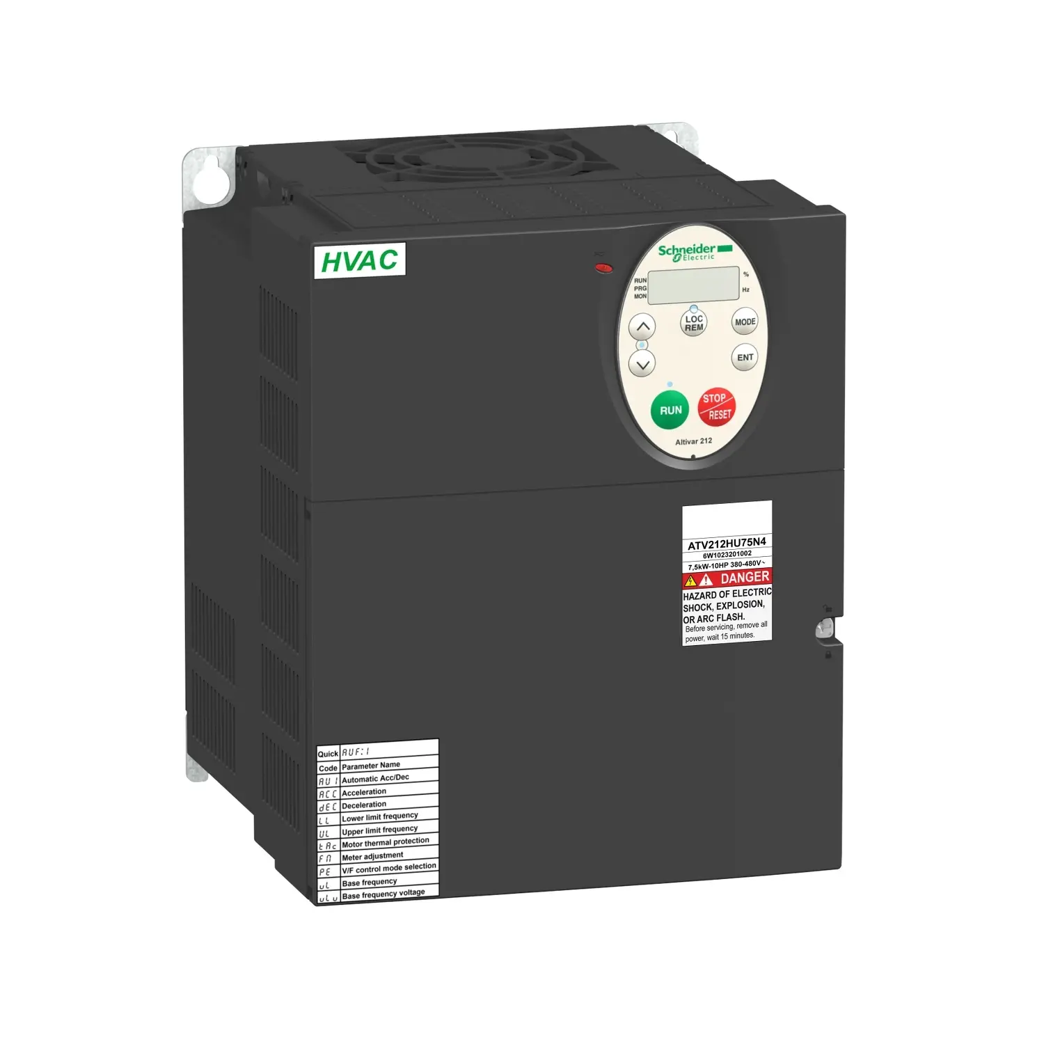 Produktfoto 1 von Frequenzumrichter ATV212, 7,5kW, 480V, 3-ph., EMV, IP21